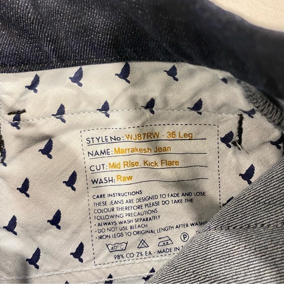 MiH‎ Women's Navy Jeans, Blue Flared Jeans size 27 - Picture 6 of 12